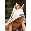 Kikadu Hooded Towel Zebra 1pc.