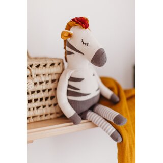 Kikadu Puppe Zebra 1St.