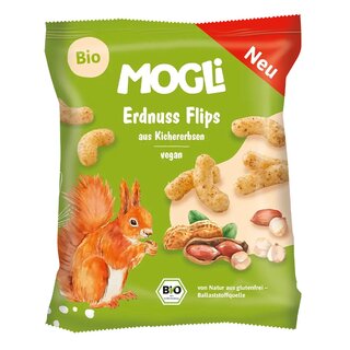 Mogli Peanut Flips with Chickpeas 30g