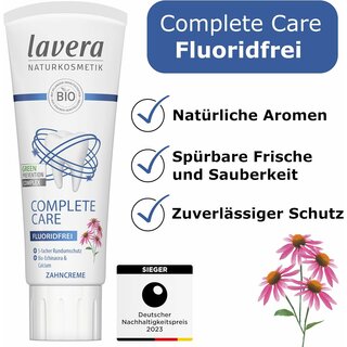 Lavera Zahncreme Complete Care fluoridfrei 75ml