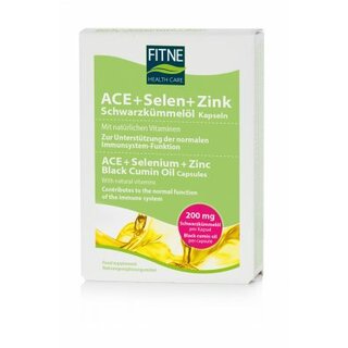 Fitne ACE + Selenium + Zinc Black Cumin Oil Capsules 60St.