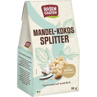 Rosengarten Mandel-Kokos Splitter 90g