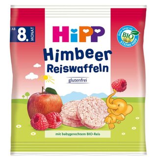 HiPP Organic Raspberry Rice Cakes 30g