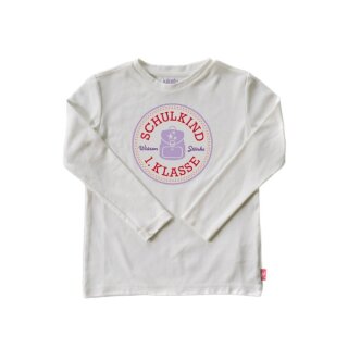 Kikadu Langarmshirt Schulkind flieder 1St.