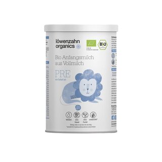 Lwenzahn Organics Pre Anfangsmilch aus Vollmilch 400g