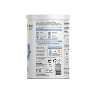 Lwenzahn Organics Pre from Whole Milk 400g (14,11oz)