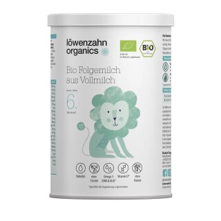 Loewenzahn Organics Follow-On Milk 6+ from Whole Milk 400g (14,11oz)