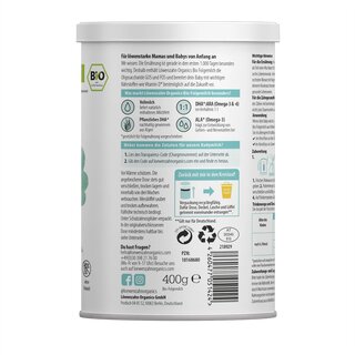 Lwenzahn Organics Pre Anfangsmilch 0+ 500g