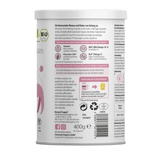 Lwenzahn Organics Kinder-Folgemilch 12+ aus Vollmilch 400g