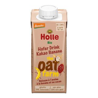 Holle Organic Oat Drink Cocoa Banana 200ml