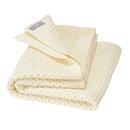 Disana Honeycomb Knitted Blanket Organic-Wool nature...