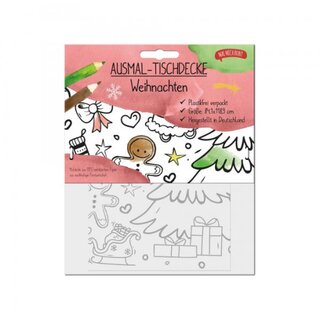 Mal mich bunt Christmas Coloring tablecloth