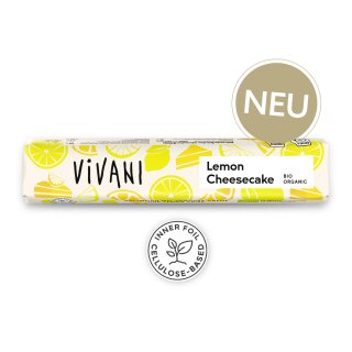 Vivani Lemon Cheesecake Bar 40g