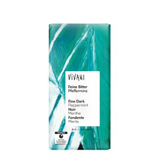 Vivani Fine Dark Peppermint 100g