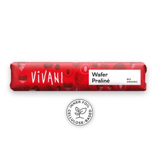 Vivani Wafer Praliné Bar 40g