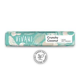 Vivani Crunchy Coconut Bar 35g