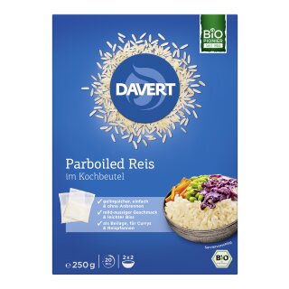 Davert Parboiled Reis im Kochbeutel 250g