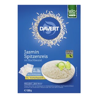 Davert Jasmin Spitzenreis im Kochbeutel 250g