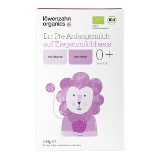 Loewenzahn Organics BBD Dec. 10. 25 Goat First Infant Milk 0+ 500g (17,64oz)