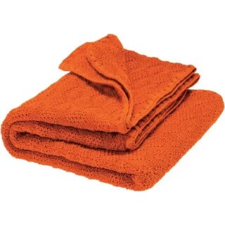 Disana Baby Blanket Organic-Wool orange 80x100cm 1pc.