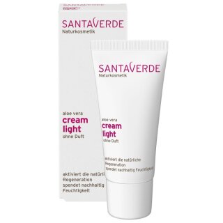 Santaverde Aloe Vera Creme light ohne Duft 30ml